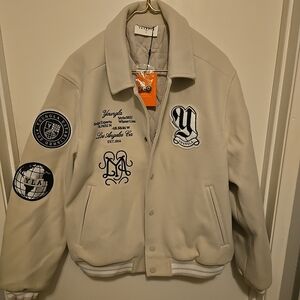 YOUNG LA varsity jacket